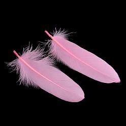 Pink Accesorios del traje de plumas de ganso, teñido, rosa, 160~215x36~47 mm