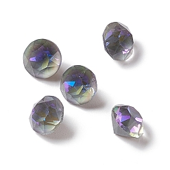 Tela Gris Cabujones de diamantes de imitación de cristal mocha fluorescente estilo k, señaló hacia atrás, diamante, greige, 9 mm