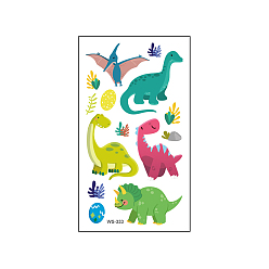 Dinosaur Anmial Theme Removable Temporary Water Proof Tattoos Paper Stickers, Dinosaur Pattern, 10.5x6cm