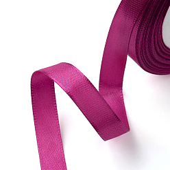 Fuchsia Single Face Satin Ribbon, Polyester Ribbon, Fuchsia, 1/2 inch(12mm), about 25yards/roll(22.86m/roll), 250yards/group(228.6m/group), 10rolls/group