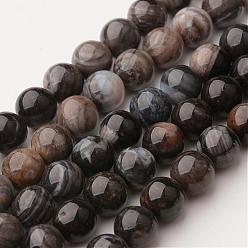 Other Quartz Natural Quartz Round Beads Strands, 8mm, Hole: 1mm, about 48pcs/strand, 15.35 inch