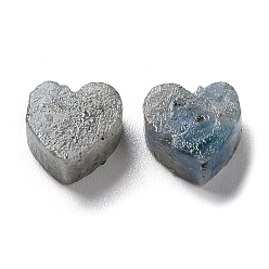 Кианит Натуральный кианитовые кабошоны, сердце, 6~7x6~6.5x3 мм
