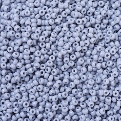 (RR498) Opaque Cement Gray MIYUKI Round Rocailles Beads, Japanese Seed Beads, 11/0, (RR498) Opaque Cement Gray, 11/0, 2x1.3mm, Hole: 0.8mm, about 5500pcs/50g