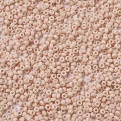 (RR2023) Fard à Joues Opaque Mat Perles rocailles miyuki rondes, perles de rocaille japonais, 15/0, (rr 2023) fard à joues opaque mat, 1.5mm, trou: 0.7 mm, sur 5555 pcs / bouteille, 10 g / bouteille