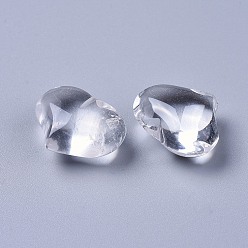 Quartz Crystal Natural Quartz Crystal Heart Palm Stone, Pocket Stone for Energy Balancing Meditation, 20x25x11~13mm