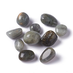 Labradorite Natural Labradorite Beads, Tumbled Stone, Healing Stones for 7 Chakras Balancing, Crystal Therapy, Meditation, Reiki, Vase Filler Gems, No Hole/Undrilled, Nuggets, 16~27x13~23x9.5~20mm, about 134pcs/1000g