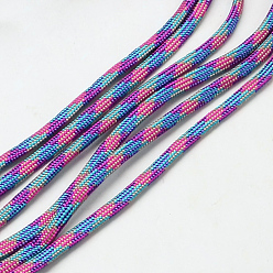 Medium Orchid 7 Inner Cores Polyester & Spandex Cord Ropes, for Rope Bracelets Making, Medium Orchid, 4mm, about 109.36 yards(100m)/bundle, 420~500g/bundle