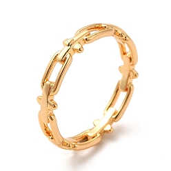 Золотой 304 геометрическое кольцо из нержавеющей стали, полый, кольцо на палец в форме цепочки, золотые, 1~6 мм, внутренний диаметр: 17 мм