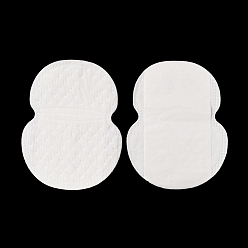 White Non-Woven Fabric Underarm Sweat Pads, Disposable Armpit Sweat Pads, White, 124x95x1mm