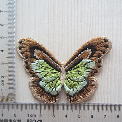 Camel Butterfly Shape Computerized Embroidery Cloth Iron on/Sew on Patches, Costume Accessories, Camel, 60x70mm