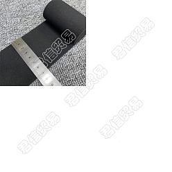 Noir Gorgecraft bandes élastiques plates ultra larges et épaisses, sangle vêtement accessoires de couture, noir, 70mm, 2yards / sac