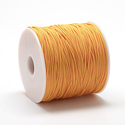 Orange Câblés de polyester, orange, 0.8mm, environ 131.23~142.16 yards (120~130m)/rouleau
