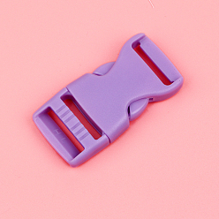 Medium Orchid Plastic Adjustable Quick Contoured Side Release Buckle, Medium Orchid, 61x44x14mm, Hole: 38x4mm