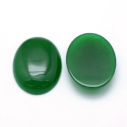 Jade Malais Malaisie naturelle cabochons de jade, ovale, 40x30x7.5~8mm