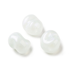 Miellat Perles acryliques opaques, perles de paillettes, torsion tour, miellat, 16x13.5x11mm, Trou: 1.8mm, environ333 pcs / 500 g