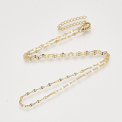 Real 18K Gold Plated Brass Cable Chains Necklace Making, with Lobster Claw Clasps, Nickel Free, Real 18K Gold Plated, 16.4 inch(41.9cm), 2mm