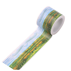 Colorful DIY Scrapbook Decorative Paper Tapes, Adhesive Tapes, Colorful, 30mm