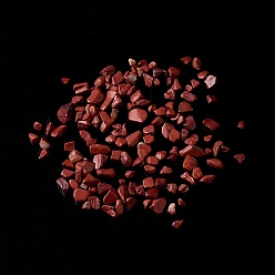 Red Jasper Natural Red Jasper Chip Beads, No Hole/Undrilled, 2~12x2~10x1~3mm, about 11200pcs/1000g