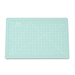 Medium Aquamarine A5 PVC Cutting Mat, Cutting Board, for Craft Art, Medium Aquamarine, 15x22cm