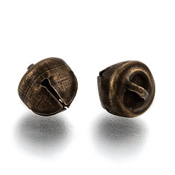 Античная Бронза Металлические кулоны "колокольчики", античная бронза, 10x10x10 мм, отверстие : 3x1 мм
