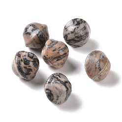 Map Stone Natural Map Stone Display Decorations, Gemstone Figurine, Planet, 20x18mm