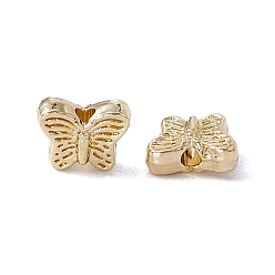 Light Gold Alloy Beads, Butterfly, Light Gold, 5x6x3mm, Hole: 1.2mm
