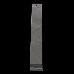 Прозрачный Прямоугольник ОПП целлофановые мешки, прозрачные, 34x8 см, односторонняя толщина: 0.035 мм, внутренняя мера: 28.5x8 см