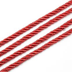 Красный Нейлоновая нить, 3 -ply, красные, 5 мм, о 20yards / рулон (18.28 м / рулон)