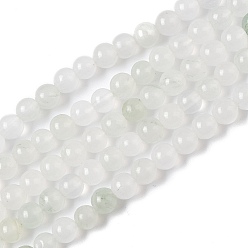 Otro Cuarzo Perlas de cuarzo natural de hebras, rondo, 4~4.5 mm, agujero: 0.8 mm, sobre 88 unidades / cadena, 14.76'' (37.5 cm)