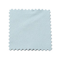 Aqua Microfiber Double-Sided Velvet Cloth, for Silver Jewelry Cleaning and Polishing, Aqua, 48.5x48.5x0.5mm