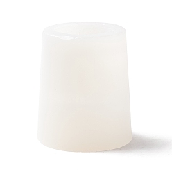 Blanc Moules en silicone de qualité alimentaire pour bougies de manège/carrousel, pour la fabrication de bougies parfumées, blanc, 94x79mm, diamètre intérieur: 50x51 mm