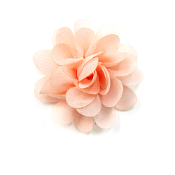 Персиковый Слойка Аксессуары для кружевных костюмов, цветок, розовые, 50 мм