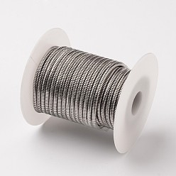 Stainless Steel Color 304 Stainless Steel Flat Snake Chains, Soldered, with Spool, Stainless Steel Color, 3.2mm, about 32.8 Feet(10m)/roll