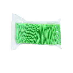 Verde Aguja de hilo de coser a mano de plástico, bordado de ojos grandes, aguja de suéter hecha a mano, Al por mayor aguja de plastico, verde, 55 mm, 1000 unidades / bolsa