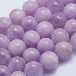 Kunzite Kunzite naturelles brins de perles, perles de spodumène, ronde, Grade A +, 12mm, Trou: 1mm, Environ 32 pcs/chapelet, 15.7 pouce (40 cm)