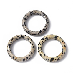Dalmatian Jasper Natural Dalmatian Jasper Plain Band Ring, Gemstone Jewelry for Women, US Size 9(18.9mm)