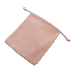 Pink Sacs en velours de téléphones portables, rectangle, rose, 9x7 cm