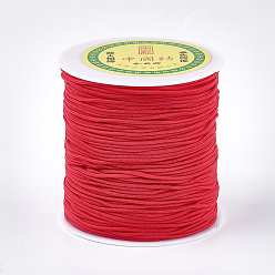 Rouge Fil de nylon, rouge, 1.5mm, environ 120.29 yards (110m)/rouleau