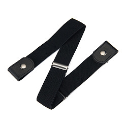 Black Fabric Belts, For Lady Belts, Black, 31-1/2~39-3/8 inch(80~100cm)