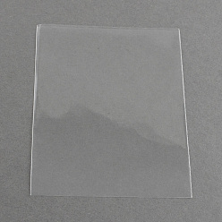 Прозрачный OPP мешки целлофана, прямоугольные, прозрачные, 10x8 см, одностороннее толщина: 0.035 мм