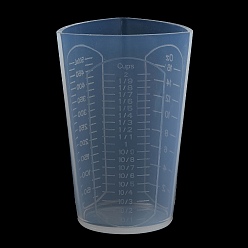 Прозрачный Мерный стакан, градуированная силиконовая чашка для смешивания смолы, прозрачные, 9.7x9.8x14.8 см, емкость: 500 мл (16.91 жидких унций)