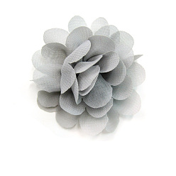 Gris Claro Accesorios del traje del cordón, flor, gris claro, 50 mm