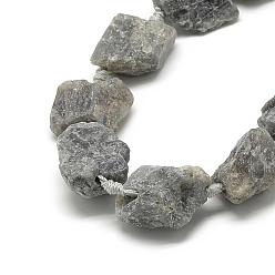 Labradorite Natural Labradorite Beads Strands, Nuggets, 10~27x17~33x17~33mm, Hole: 2~2.5mm, about 12~15pcs/strand, 15.7 inch