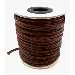 Кокосово-Коричневый Нейлоновая нить, ювелирные изделия шнур нейлона для пользовательских ювелирных изделий делает тканые, кокосового коричневый, 2 мм, около 50 ярдов / рулон (150 футов / рулон)