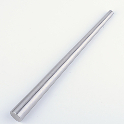 Platine Outil de calibreur de mandrin bâton agrandisseur anneau, pour l'anneau de formage et la fabrication de bijoux, platine, 27~28x1.1~2.4 cm