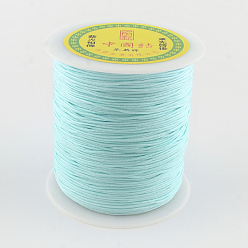 Pale Turquoise Nylon Thread, Pale Turquoise, 1mm, about 153.1 yards(140m)/roll