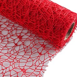 Красный Тканевая сетка для упаковки цветочных букетов, красные, 4500x500 мм
