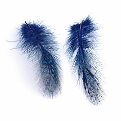 Azul Oscuro Accesorios del traje de plumas de pollo, teñido, azul oscuro, 65~135x25~45 mm