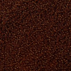(941F) Smoke Topaz Transparent Matte TOHO Round Seed Beads, Japanese Seed Beads, (941F) Smoke Topaz Transparent Matte, 11/0, 2.2mm, Hole: 0.8mm, about 5555pcs/50g