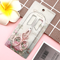 Rose Gold Stainless Steel Scissors, Embroidery Scissors, Sewing Scissors, Rose Gold, 11.2x4.7cm